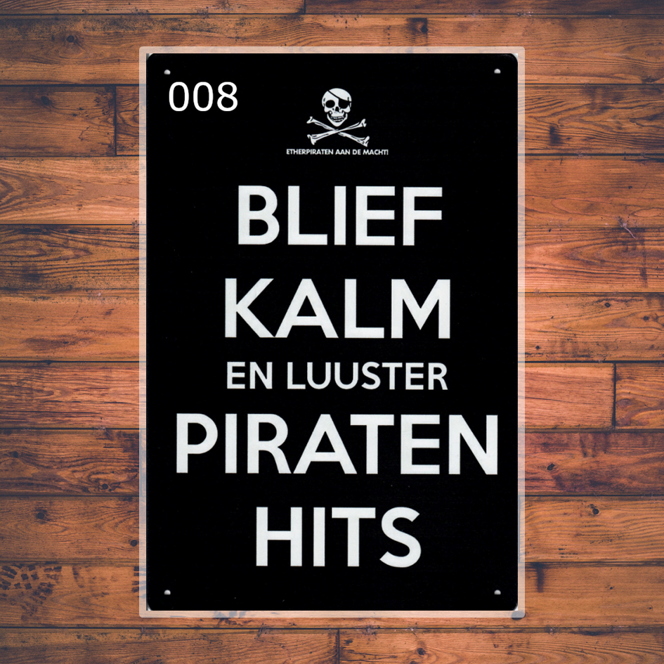 008 - Blief kalm en luuster Piratenhits