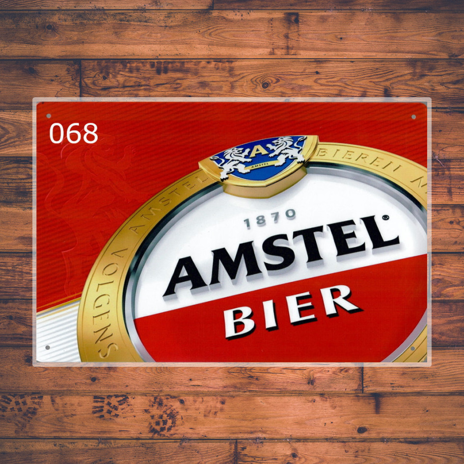 068 - Amstel Bier Logo - Rood