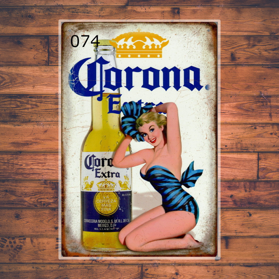 074 - Corona Extra Pin Up Girl