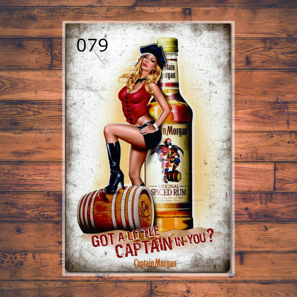 079 - Captain Morgan Rum Pin Up Girl