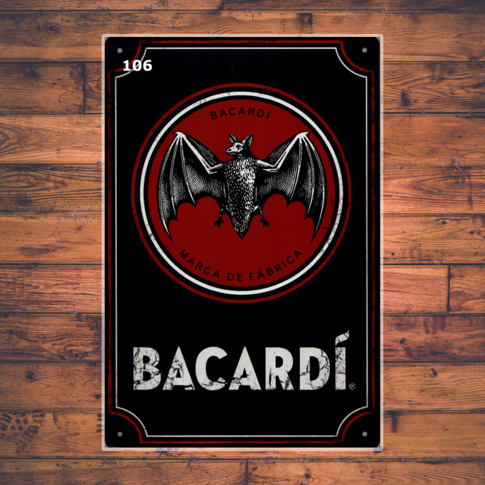 106 - Bacardi Logo - Verticaal