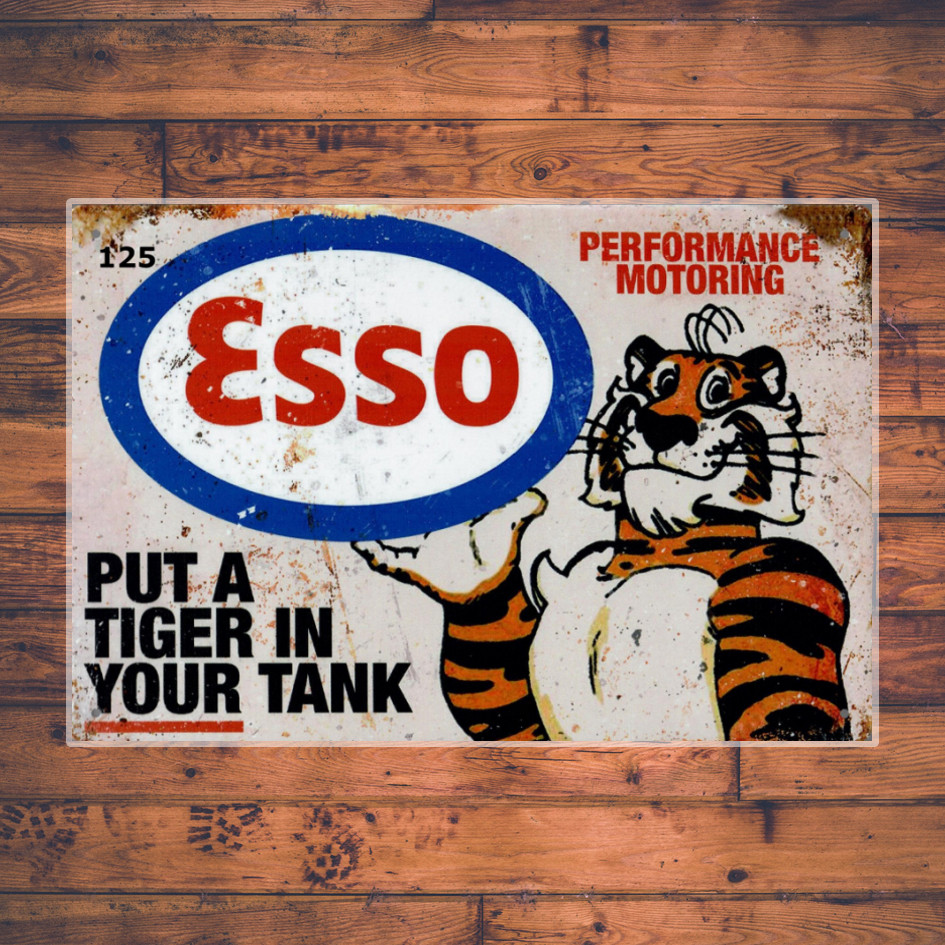 125 - Esso Logo - Put a Tiger in your tank