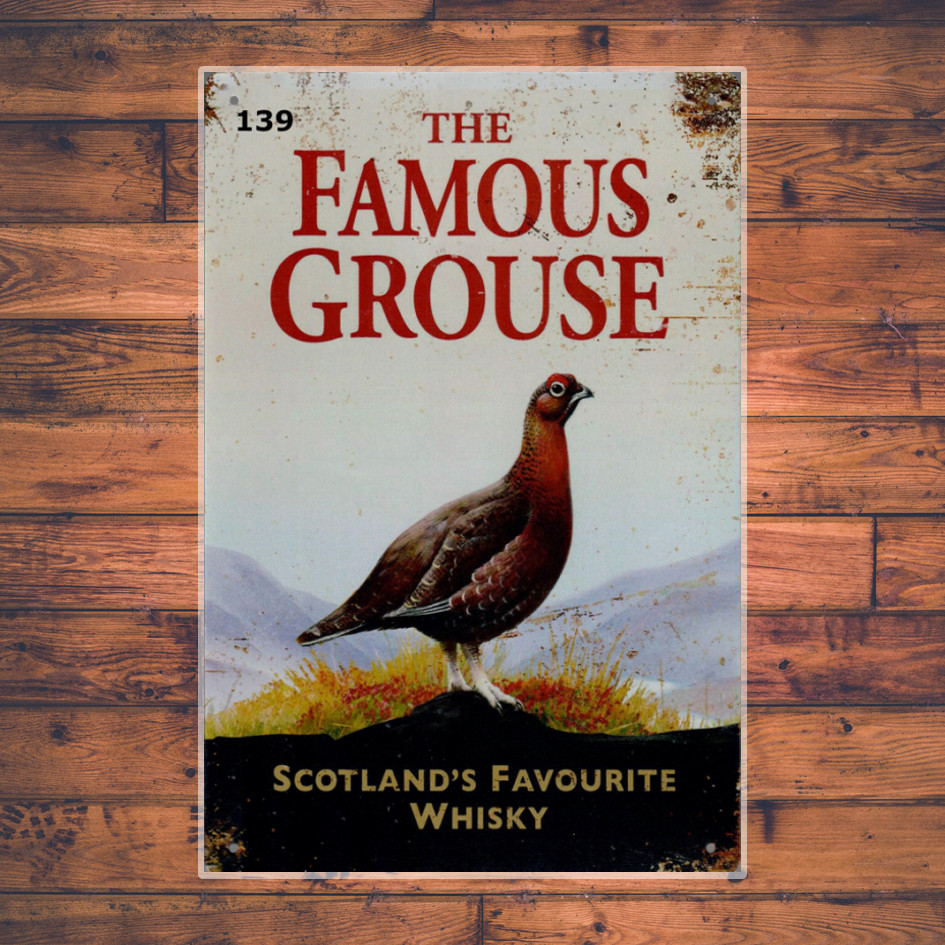 139 - The Famouse Grouse Whiskey Logo - Horizontaal