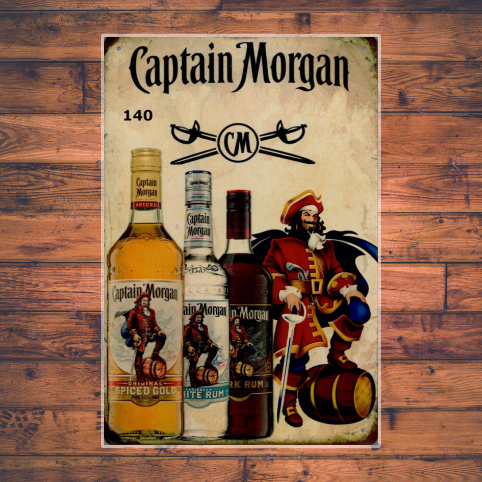 140 - Captain Morgan Bottles