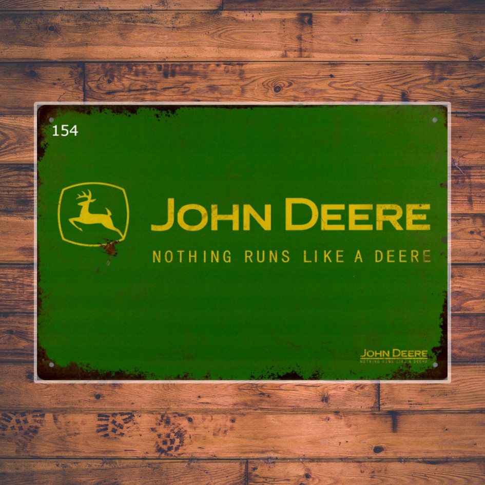 154 - John Deere Logo Groen- Horizontaal