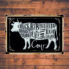 160 - BBQ Cow Rules - Zwart